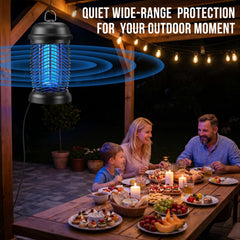 DASDXU Bug Zapper close-up of 4200V electric grid