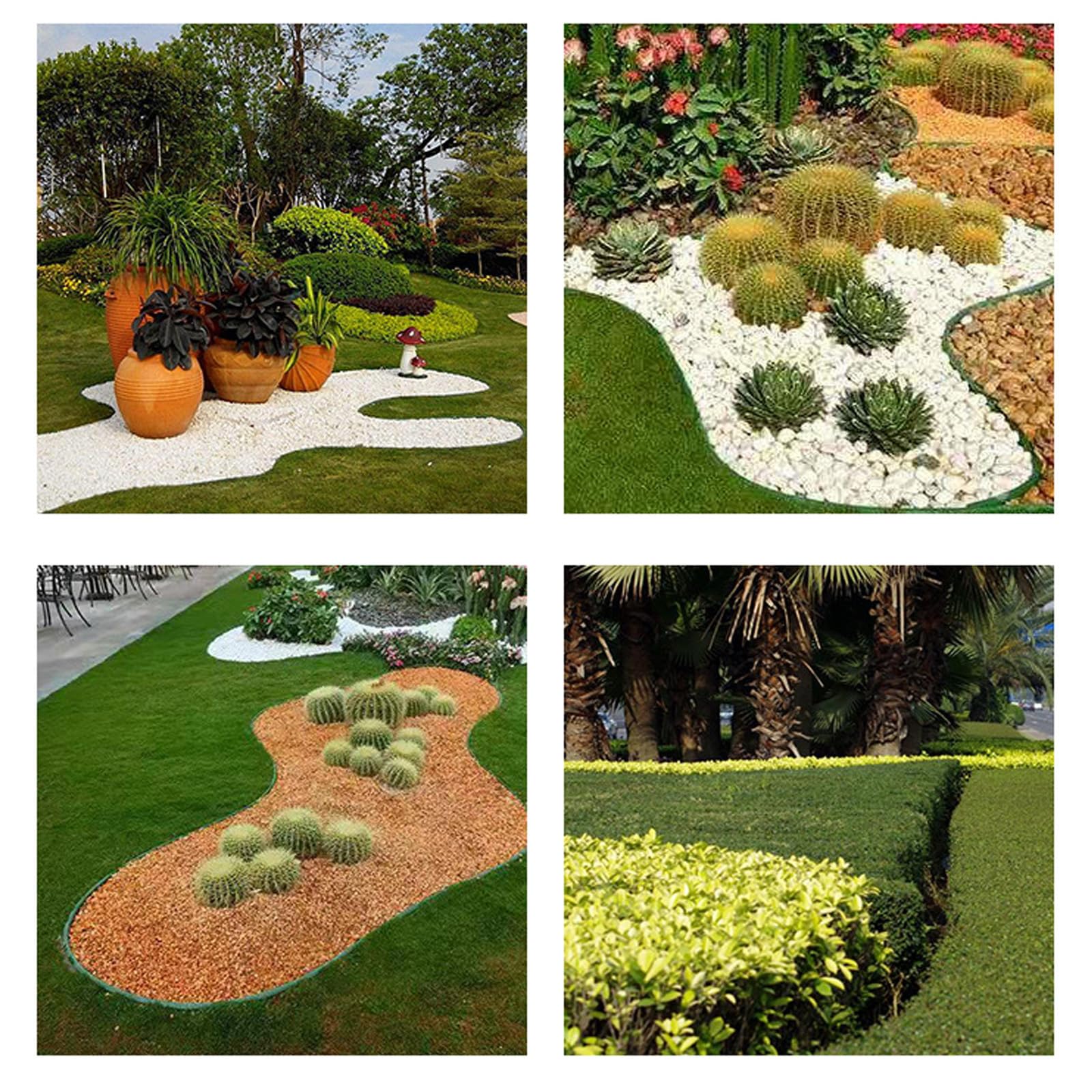 DasTior garden edging packaged with spikes