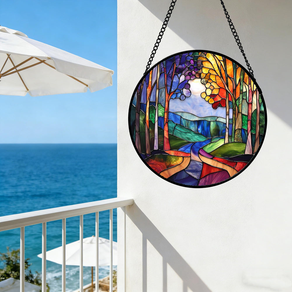 DASTOLL stained glass suncatcher gift presentation
