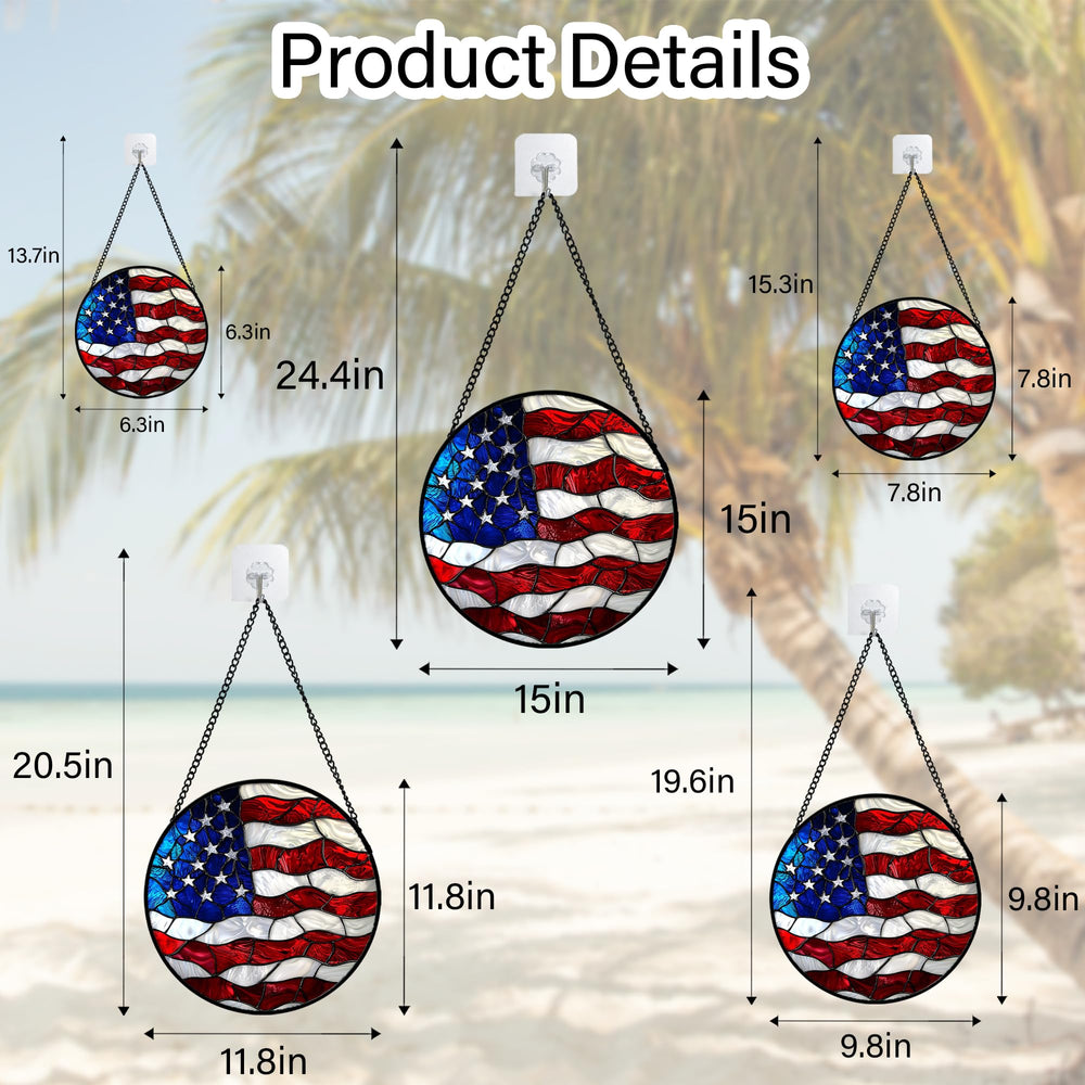 DASTOLL Stained Glass Suncatcher in packaging