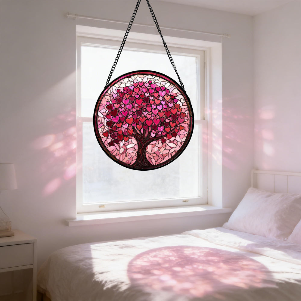 DASTOLL Stained Glass Suncatcher with included hook and string