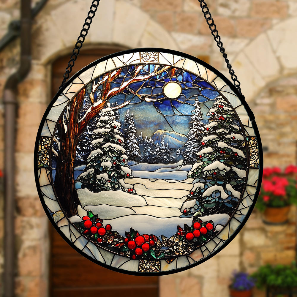 DASTOLL Stained Glass Suncatcher with vibrant colours