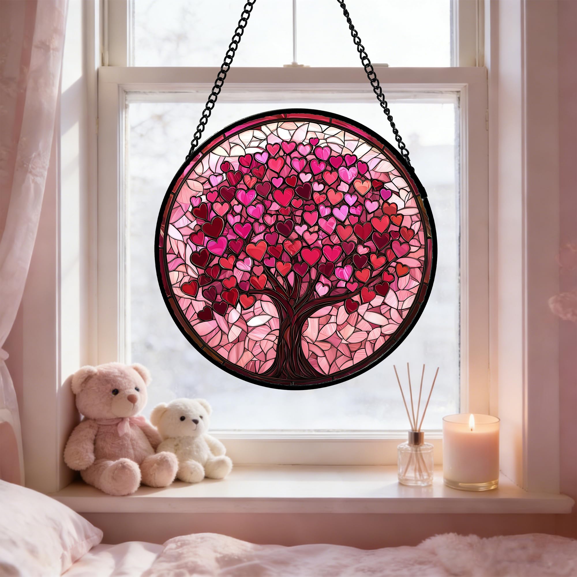 DASTOLL Suncatcher displayed in a garden setting