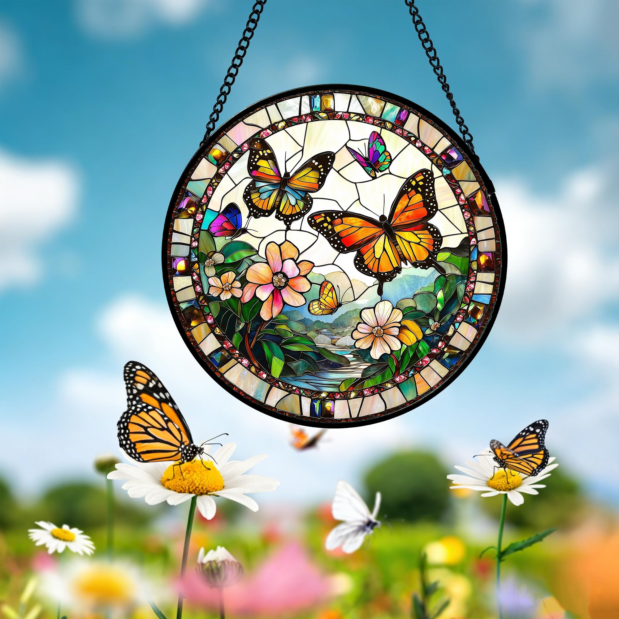 DASTOLL suncatcher with hook and cord included