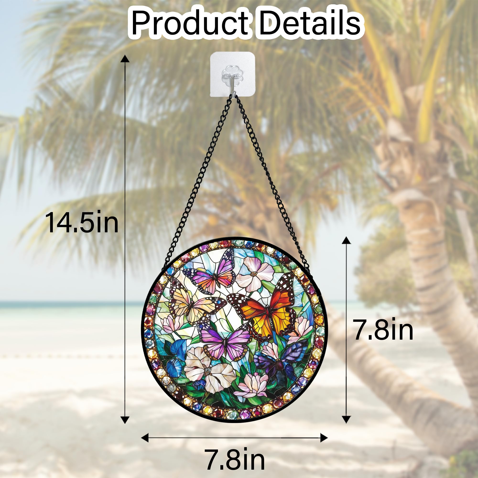 DASTOLL suncatcher with hook and string