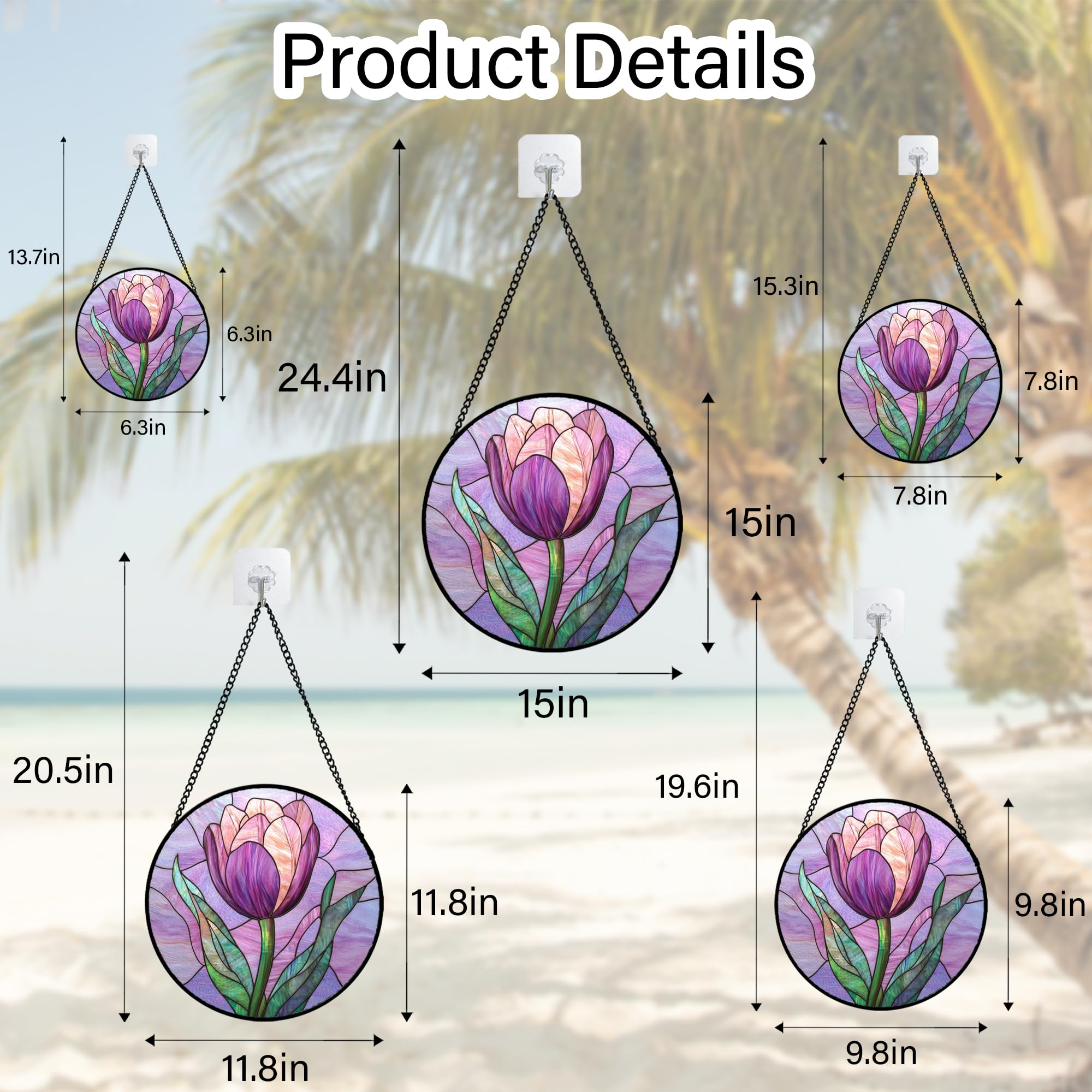 DASTOLL suncatcher with included hook