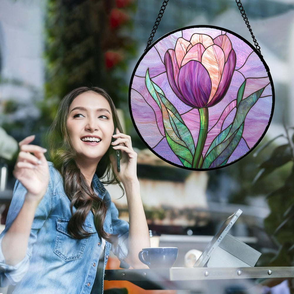 DASTOLL suncatcher with vibrant colours in sunlight