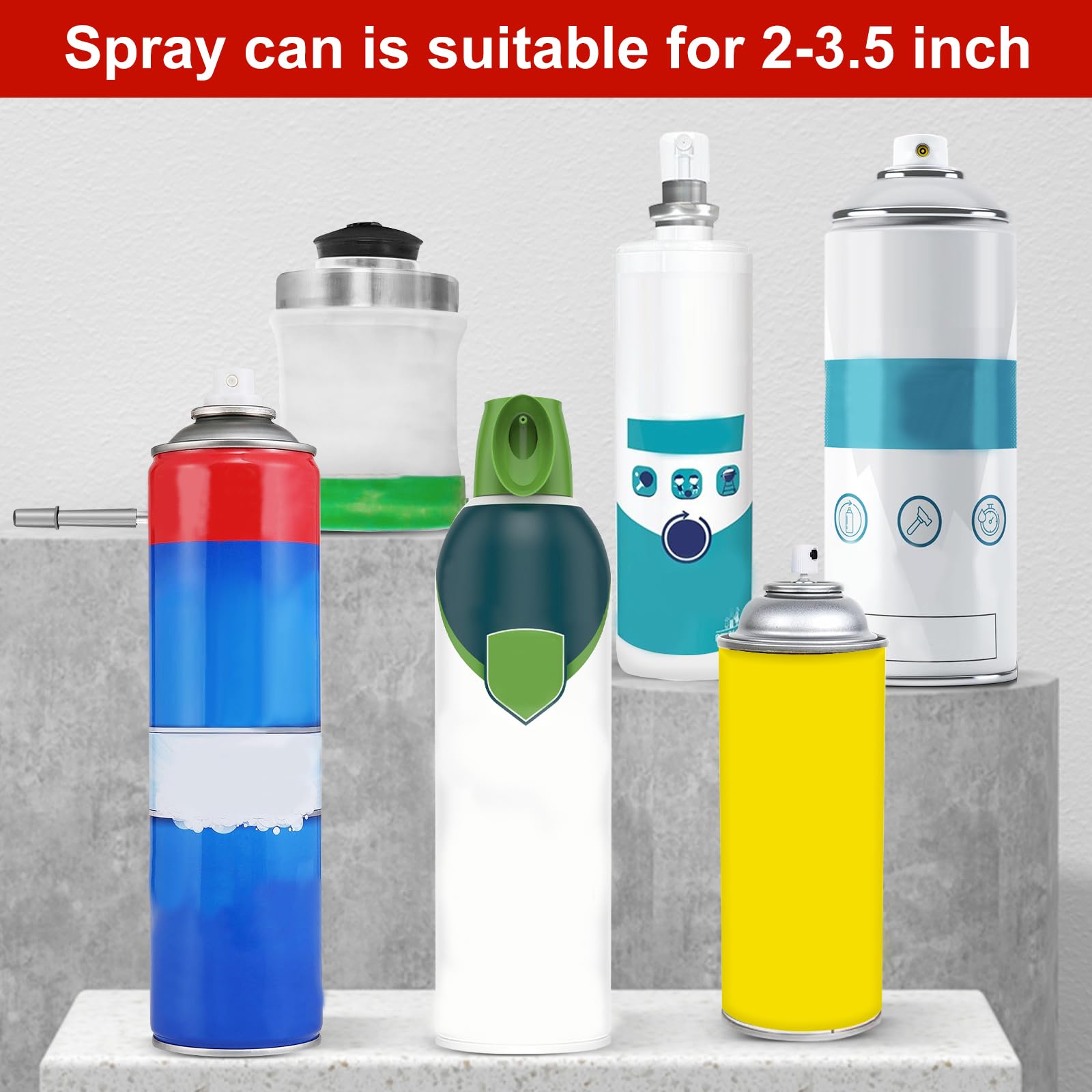Dasunwat Spray Can Extension Pole Adapter in packaging