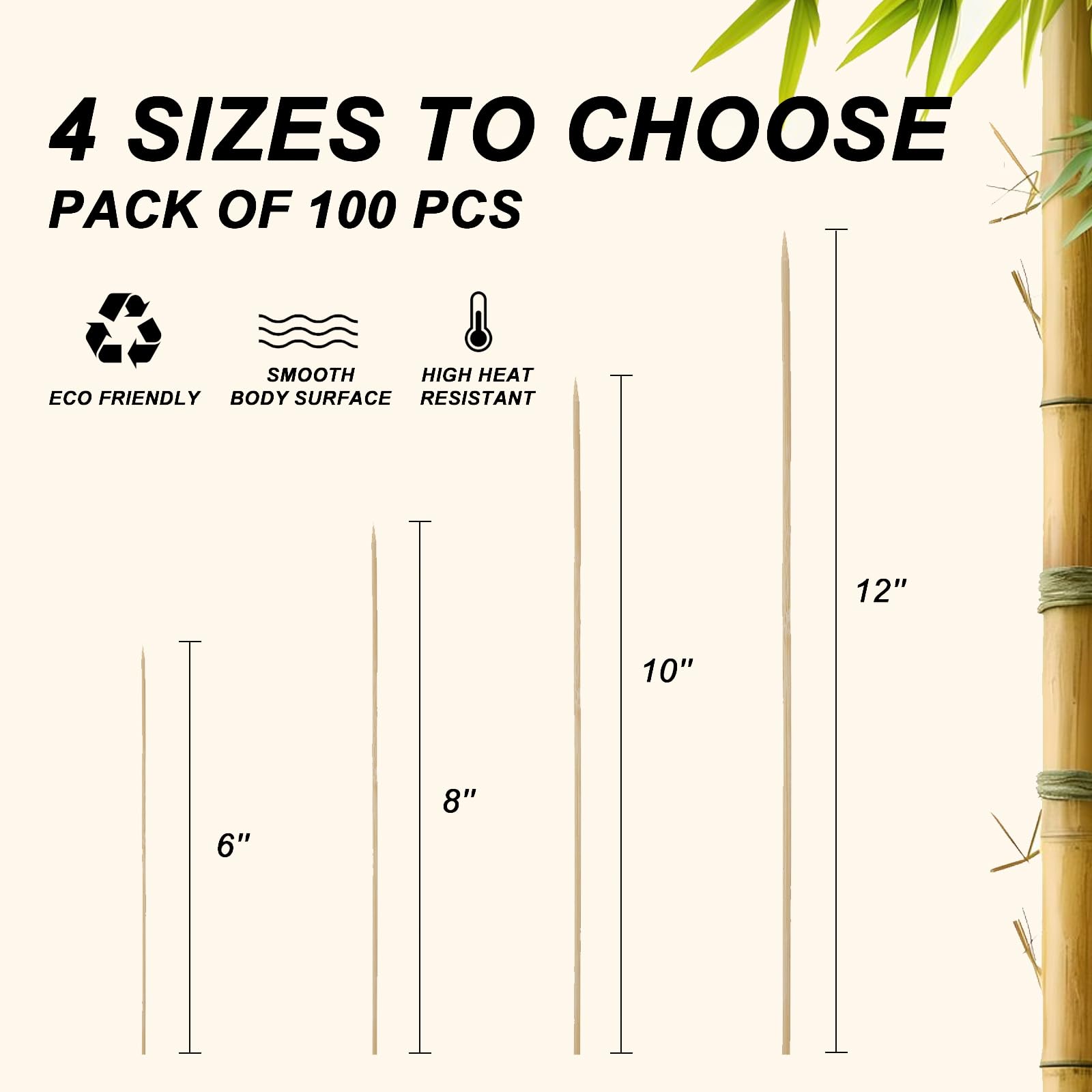 DaTpuik bamboo skewers arranged in a charcuterie board