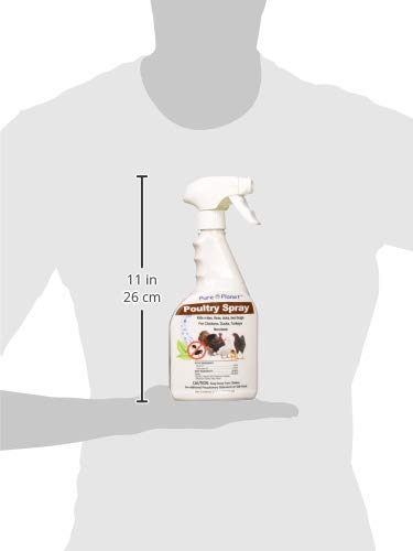 Davis Poultry Spray bottle on a farm setting