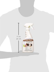 Davis Poultry Spray bottle on a farm setting