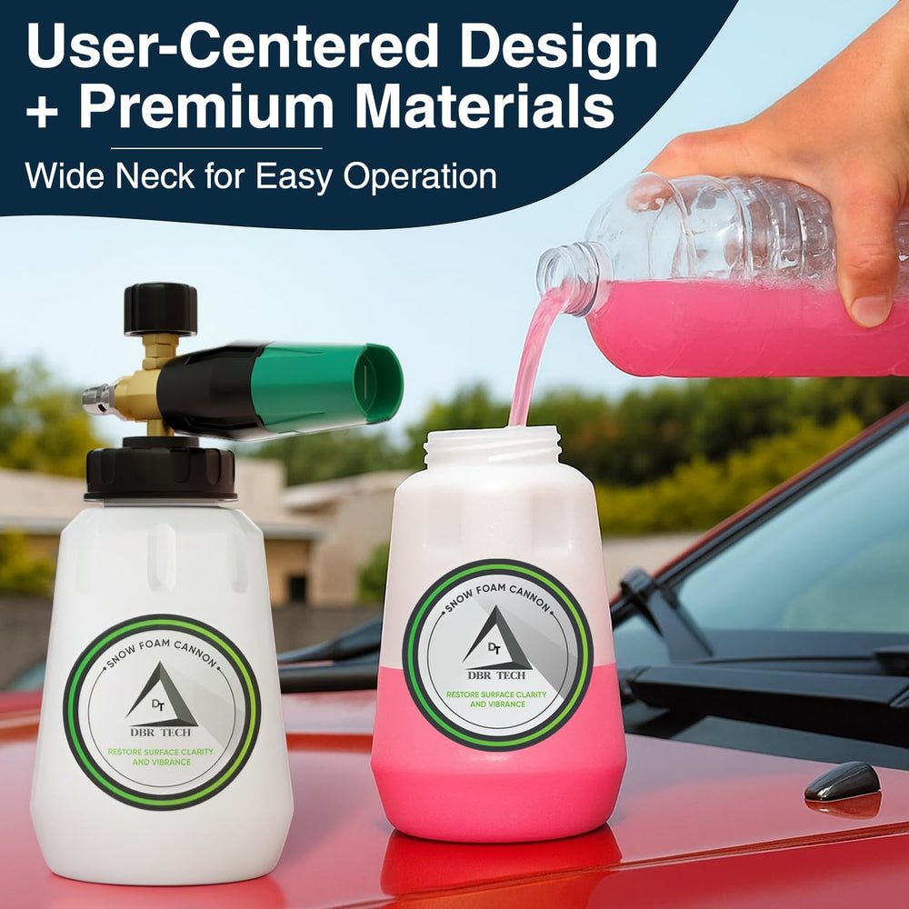DBR Tech Foam Cannon showing durable construction materials