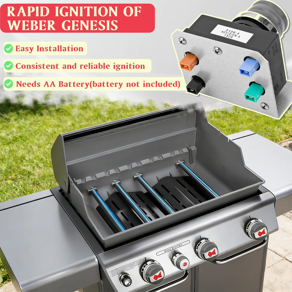 DcYourHome Genesis Igniter installed on grill