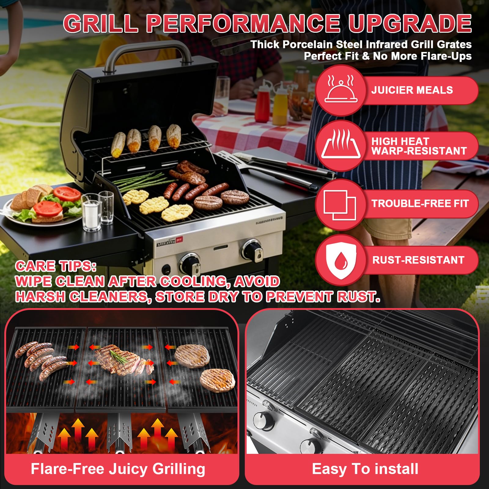 DcYourHome grill grates side view