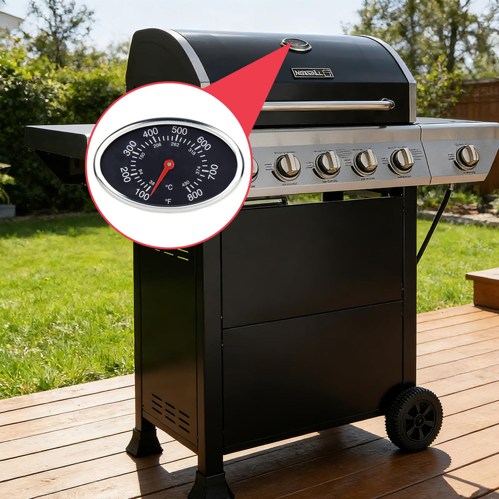 DcYourHome Grill Thermometer with installation instructions