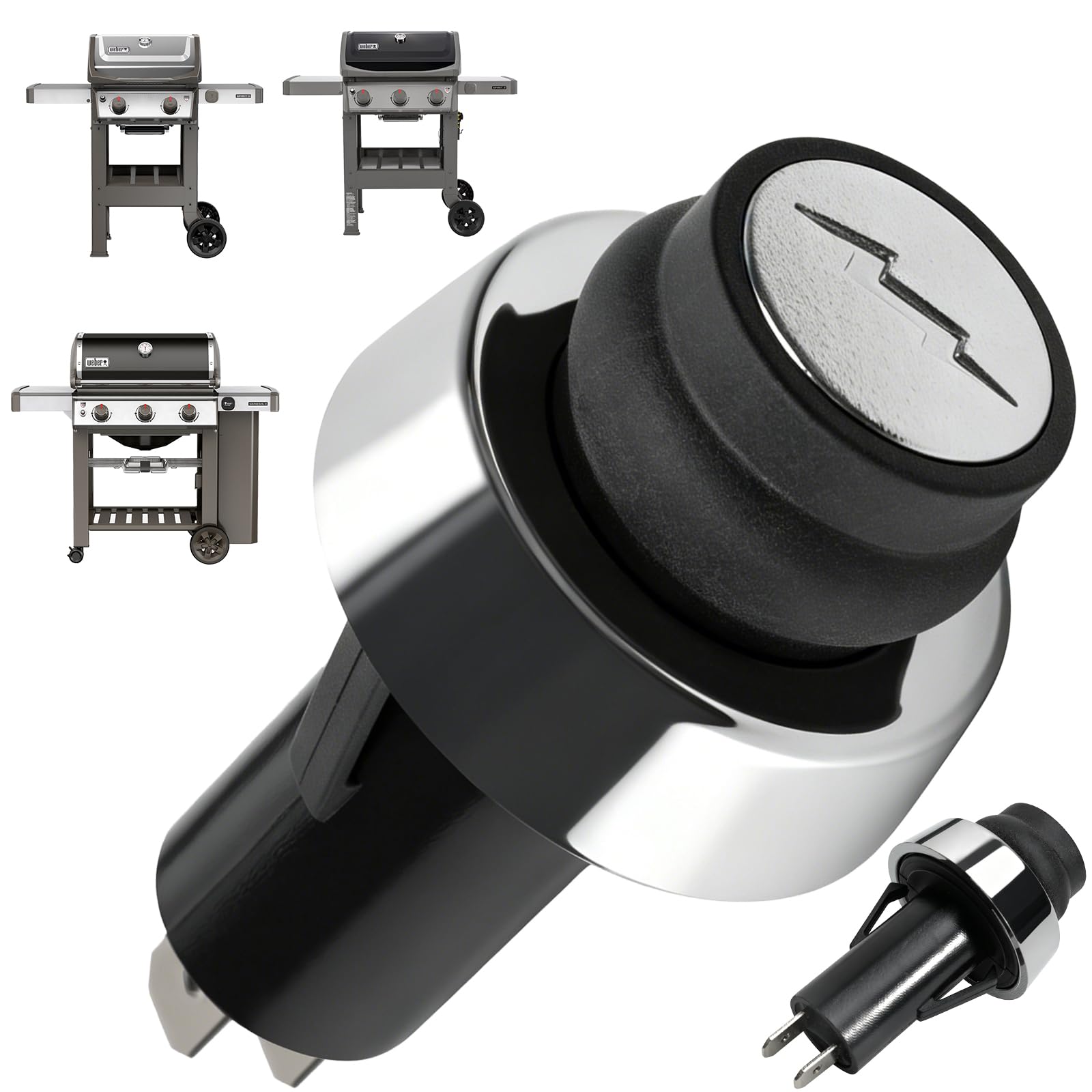DcYourHome Igniter Switch for Weber grills front view