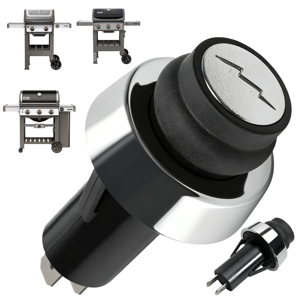 DcYourHome Igniter Switch for Weber grills front view
