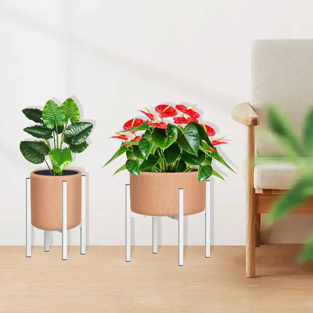 DDPow Heavy Plant Stand 10-16 inch pot display outdoors
