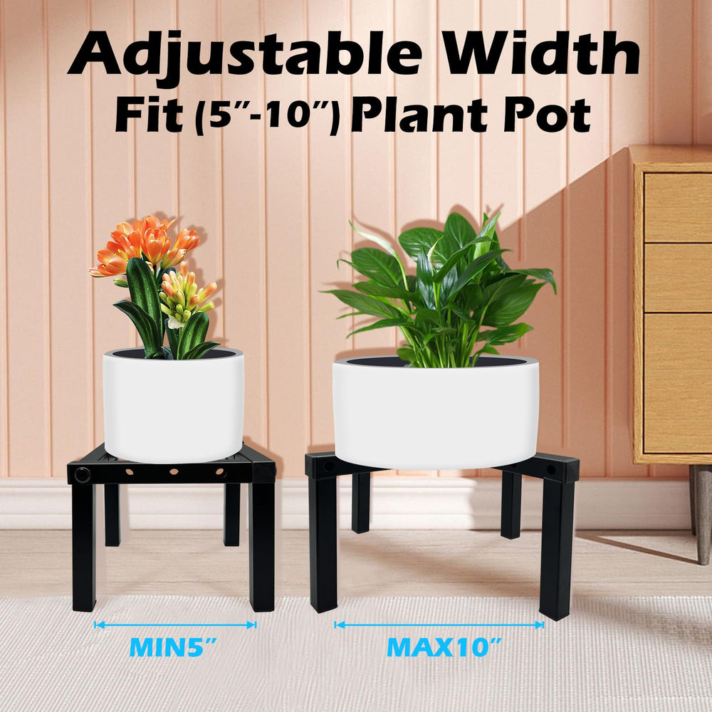 DDPow plant stand in outdoor setting with plants