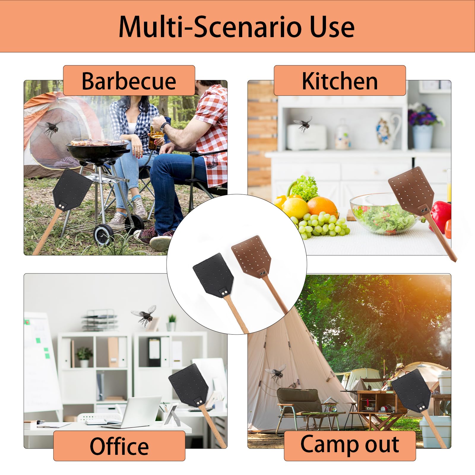 DEBETOOL Fly Swatter set displayed in a stylish home setting