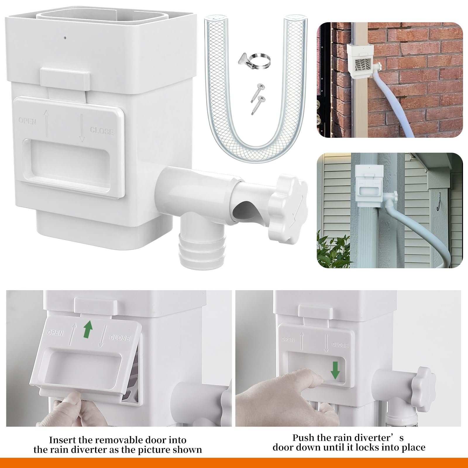 Debris filter of Anivia Rain Barrel Diverter Kit