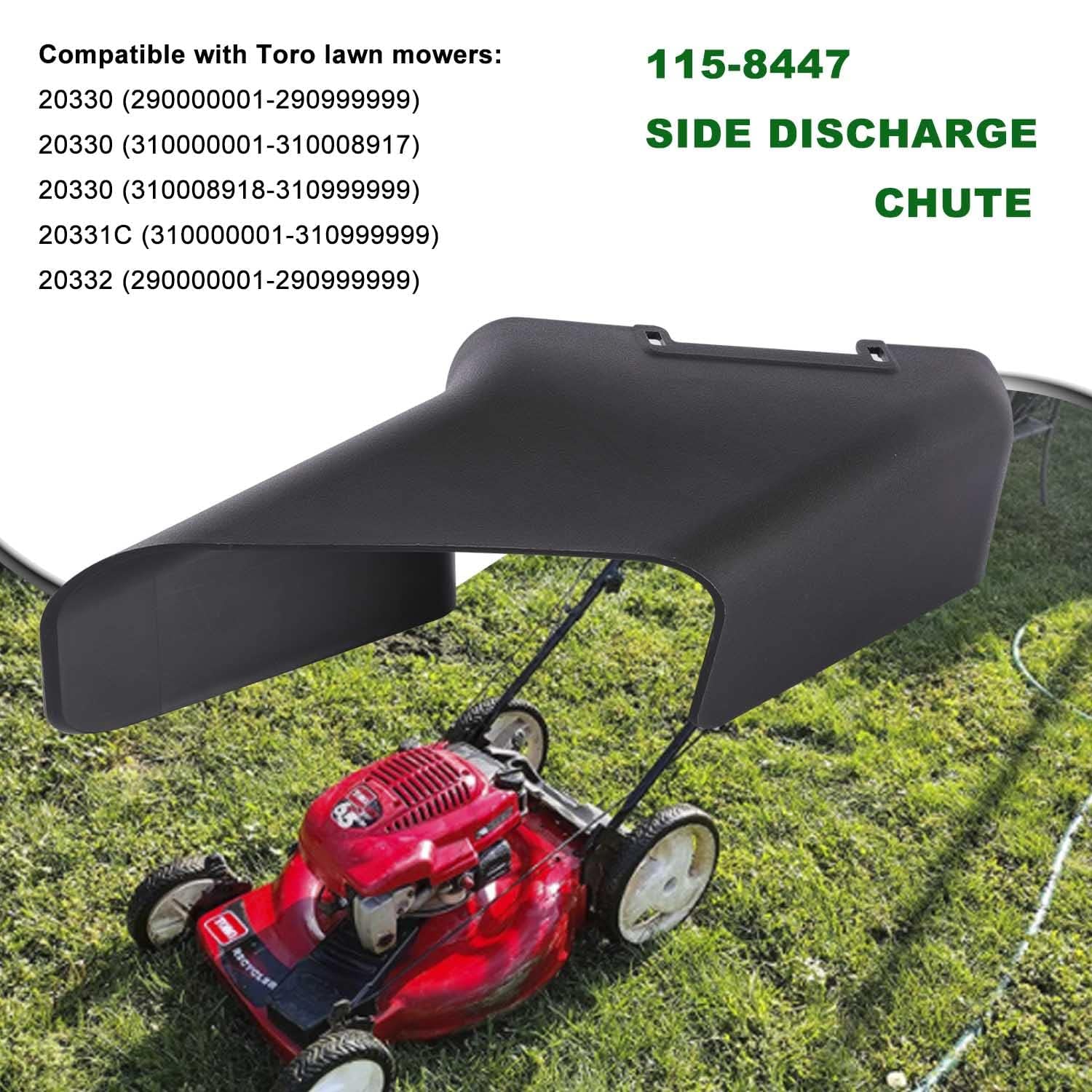 DECKMAN Side Discharge Chute packaging with product details