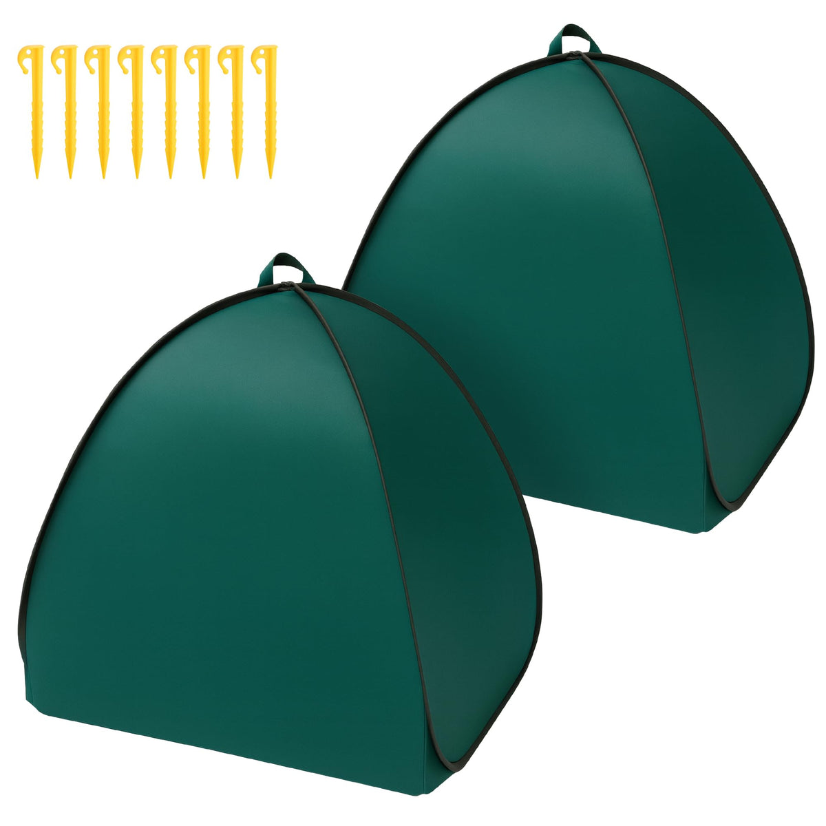 DECOHS 2 Pcs Pop Up Shrub Covers, front view
