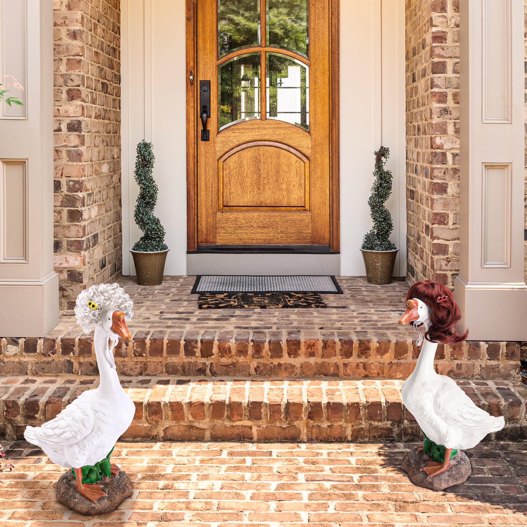 DECOHS Porch Goose Wigs pack showing all styles