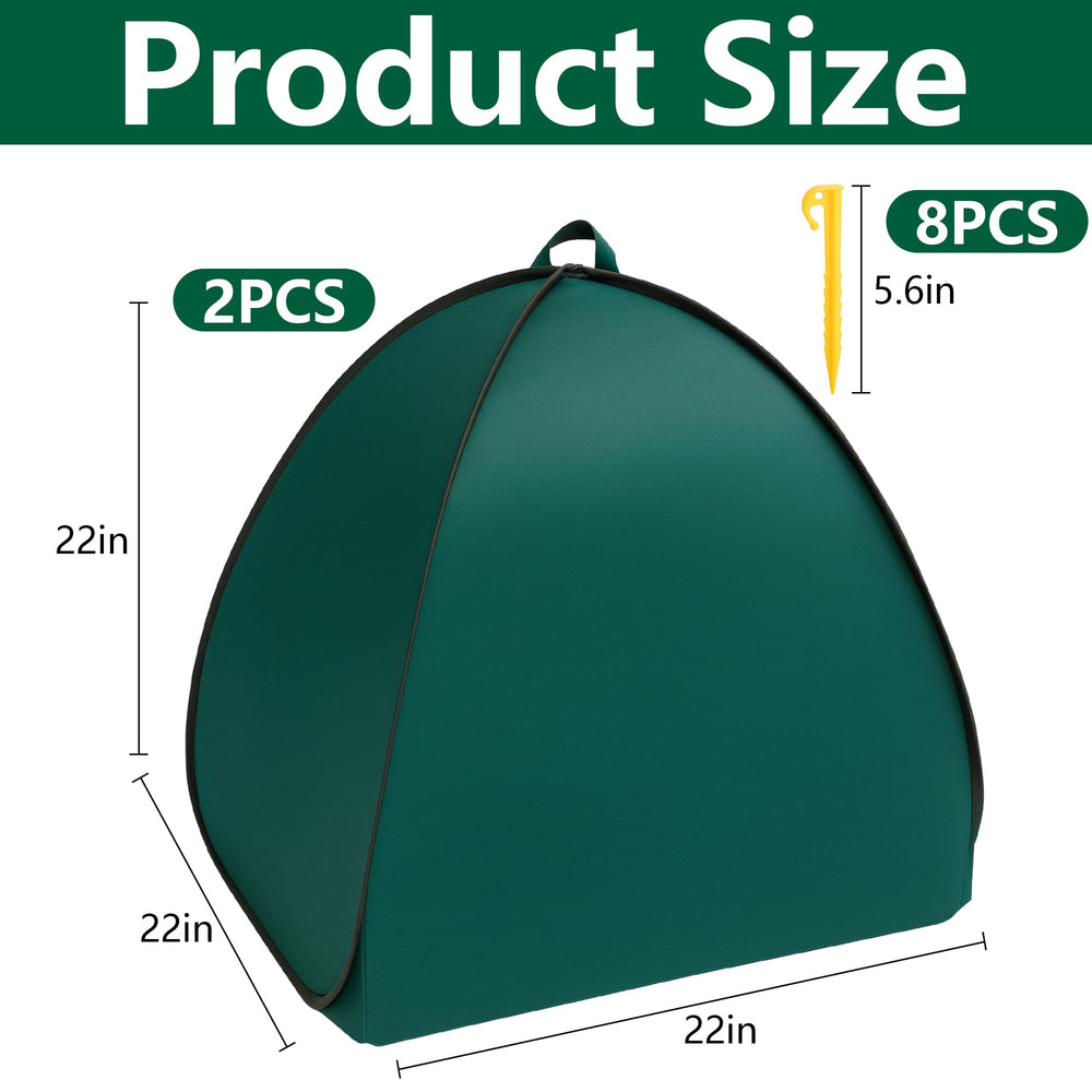 DECOHS shrub covers with ground nails and storage bag