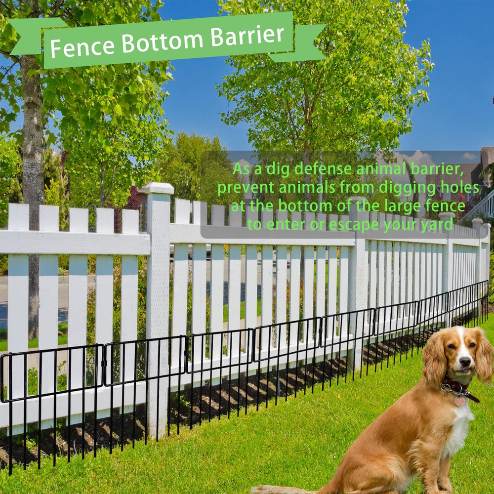 Decorative garden with Thrivinest fence installed