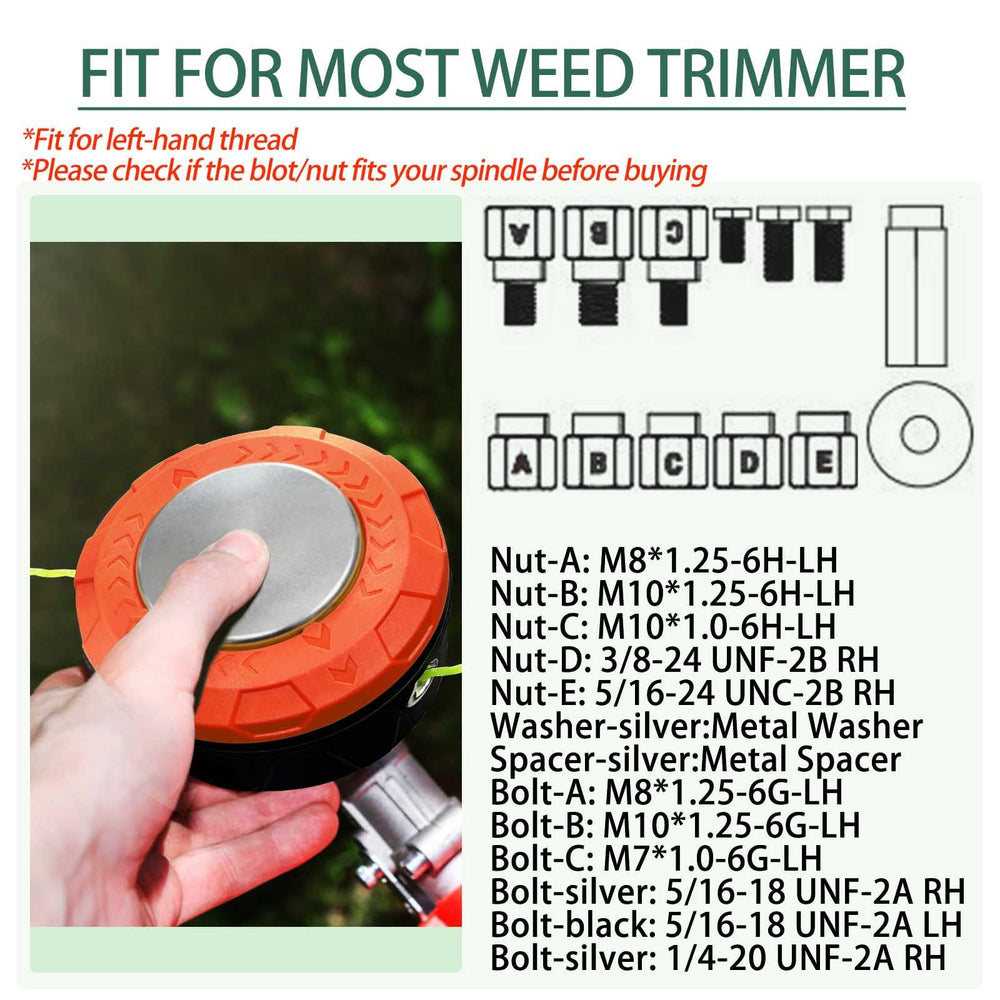 Deeploving Universal Weed Eater Head with trimmer line installed