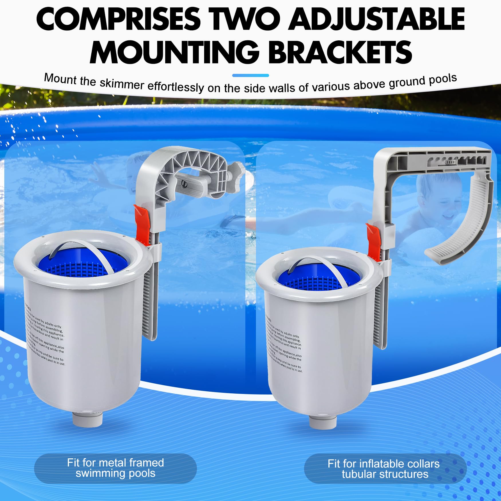 DeeprClean skimmer basket for above ground pool