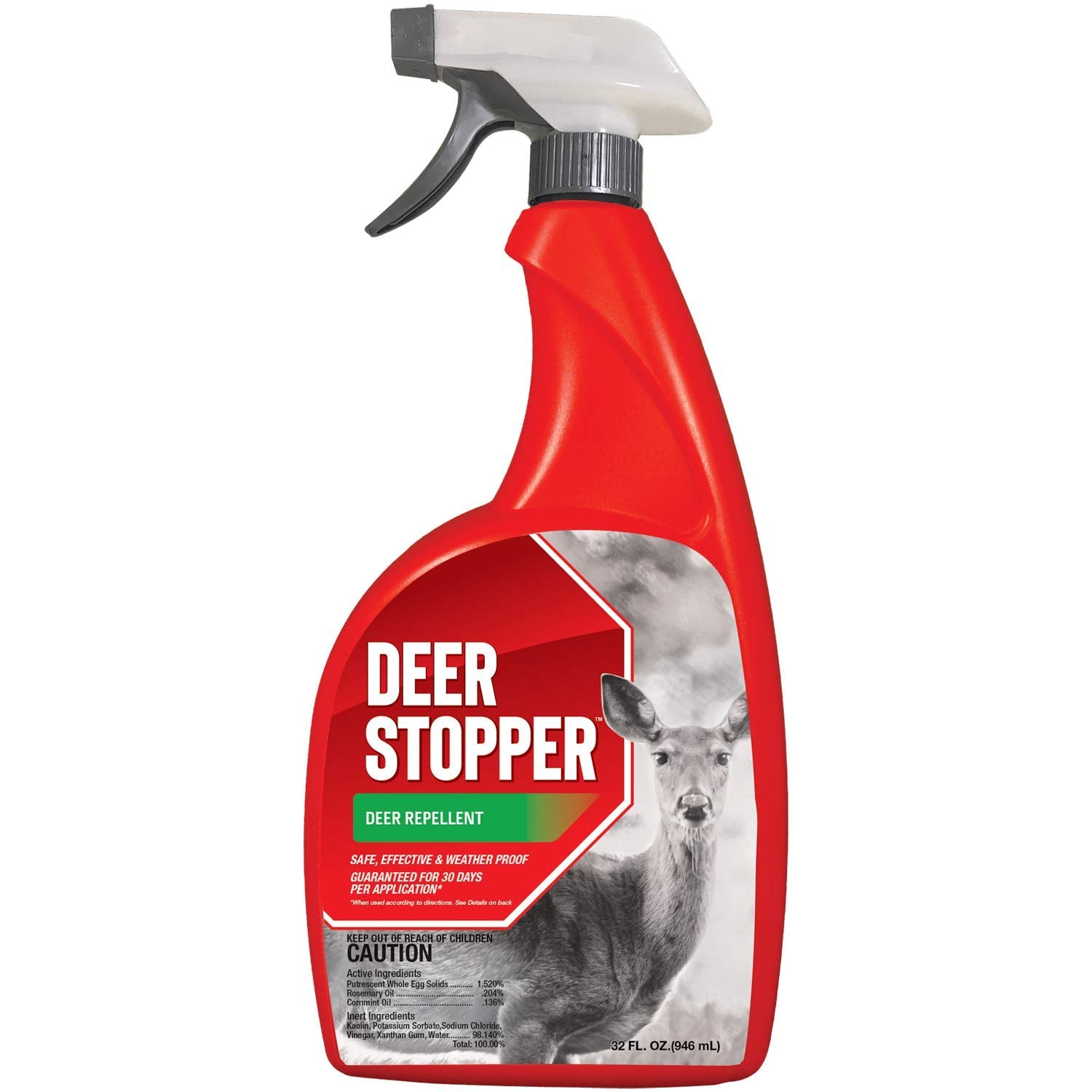 Deer Stopper 32 oz trigger spray front view with lavender scent