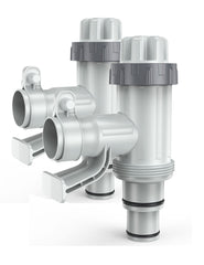 Deeroll Plunger Valves 2-Pack with Pool Pipe Holder