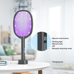 DEEZEE Electric Fly Swatter in use outdoors during a BBQ
