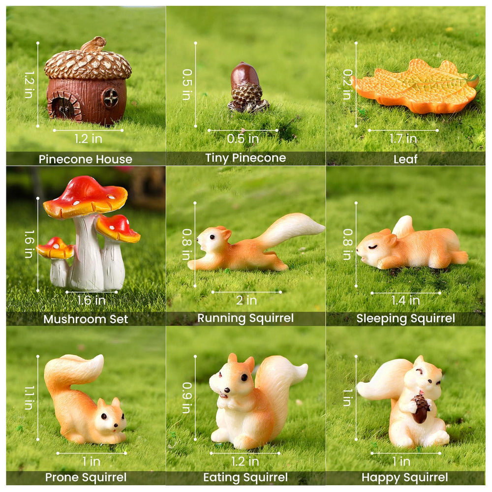 Delighture Fairy Garden Accessories displayed in a garden