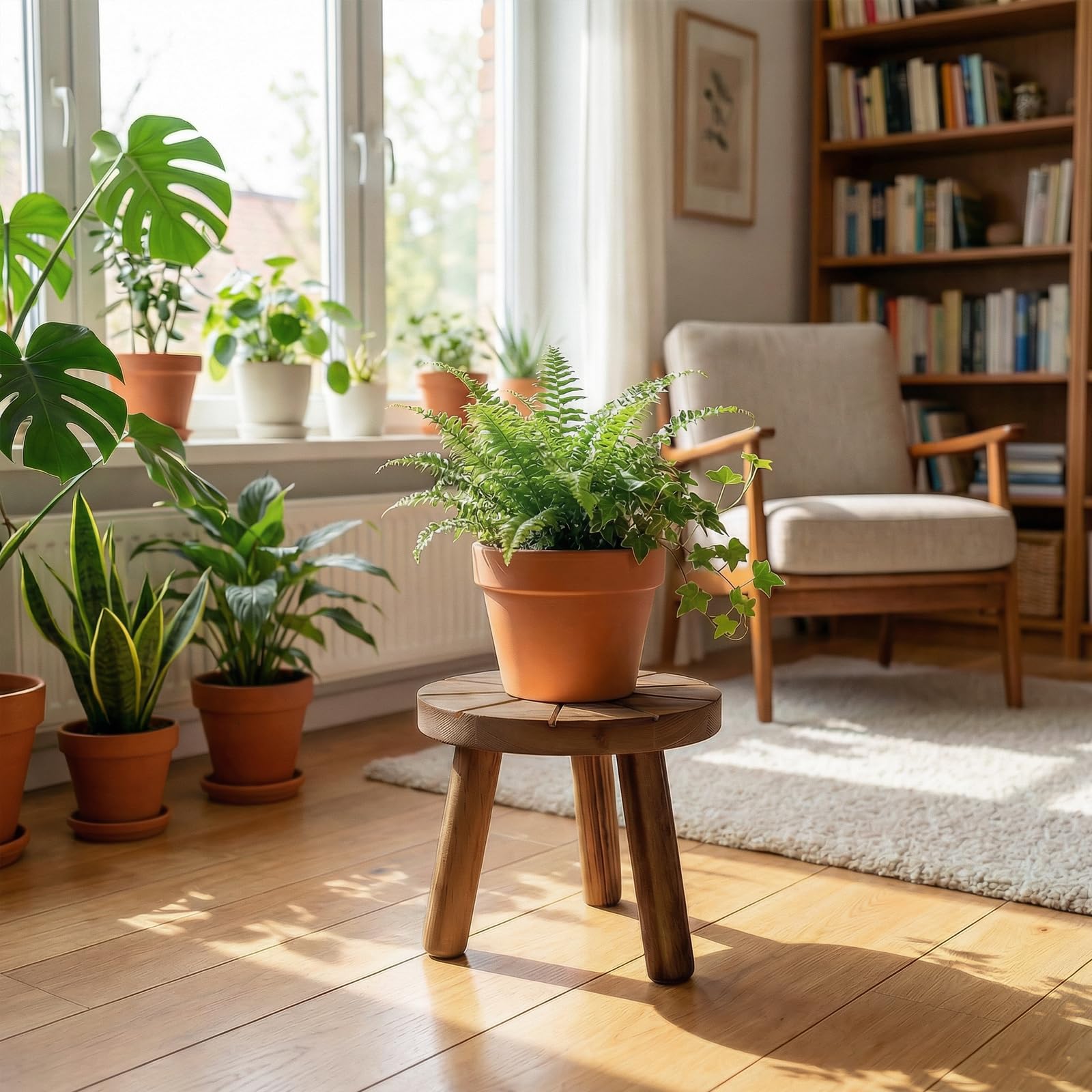 Delma plant stands used as decorative plant stools