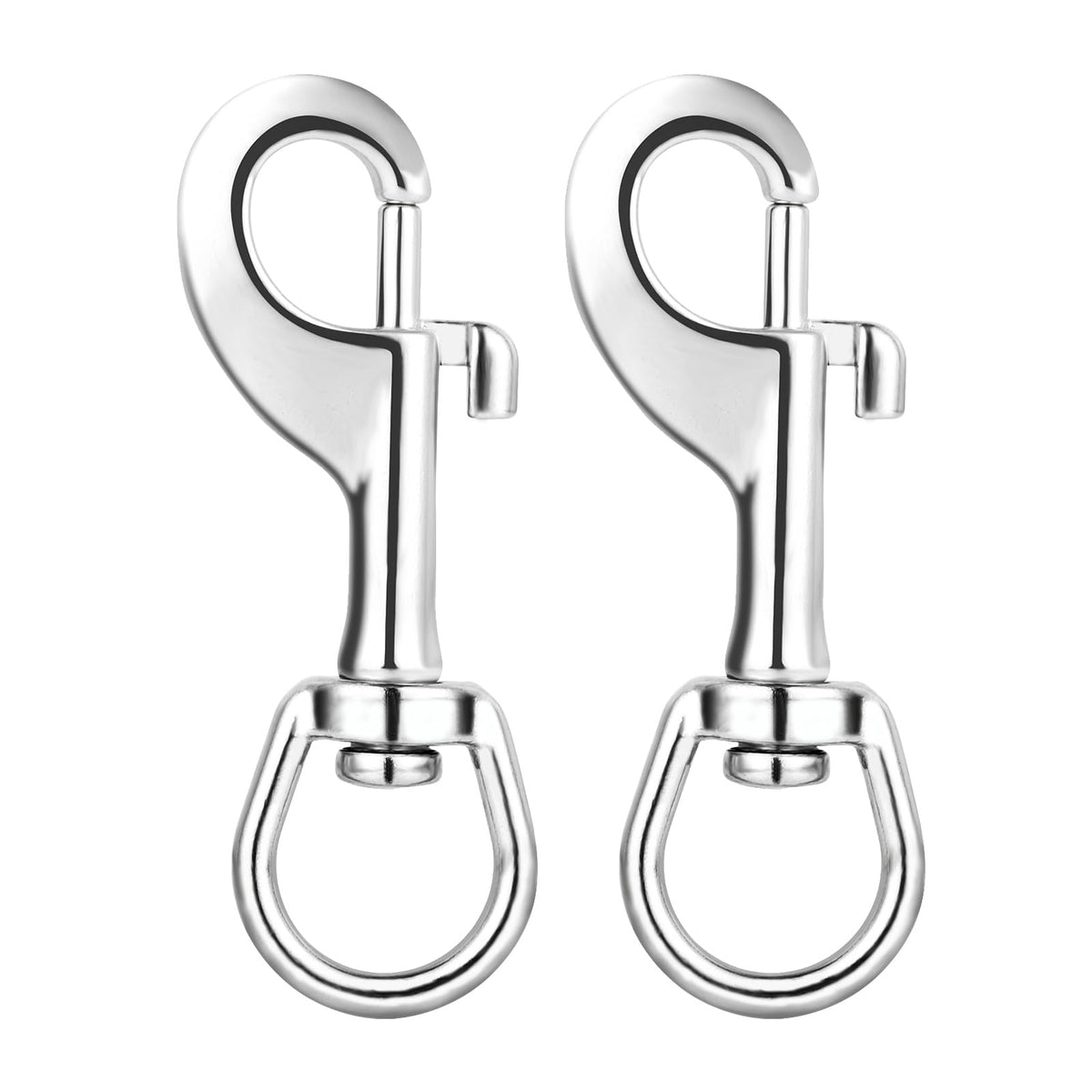 DELSWIN Flag Clips Swivel Snap Hooks 3.5 inch front view
