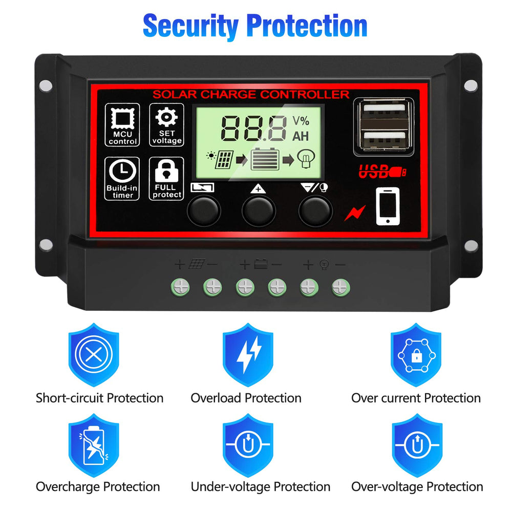 Depvko Solar Charge Controller in a solar setup