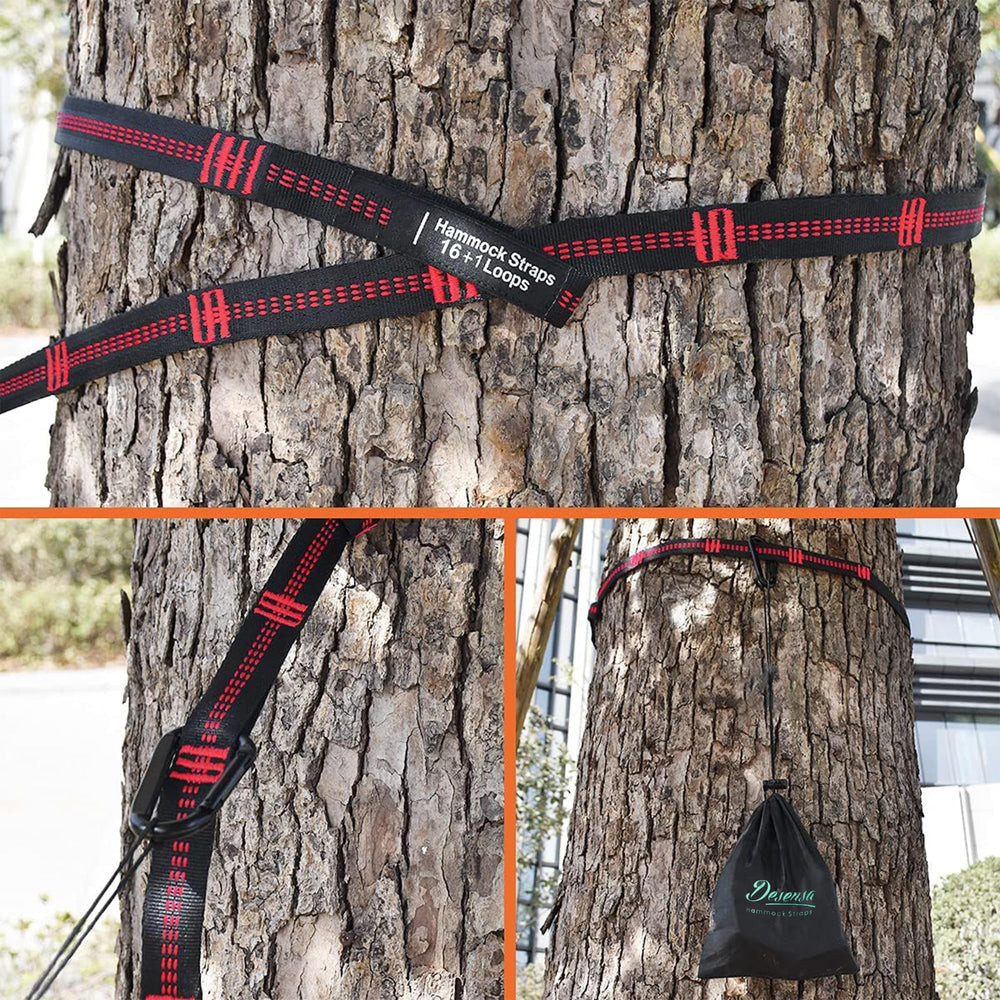 Desensa Hammock Tree Straps in portable carry bag