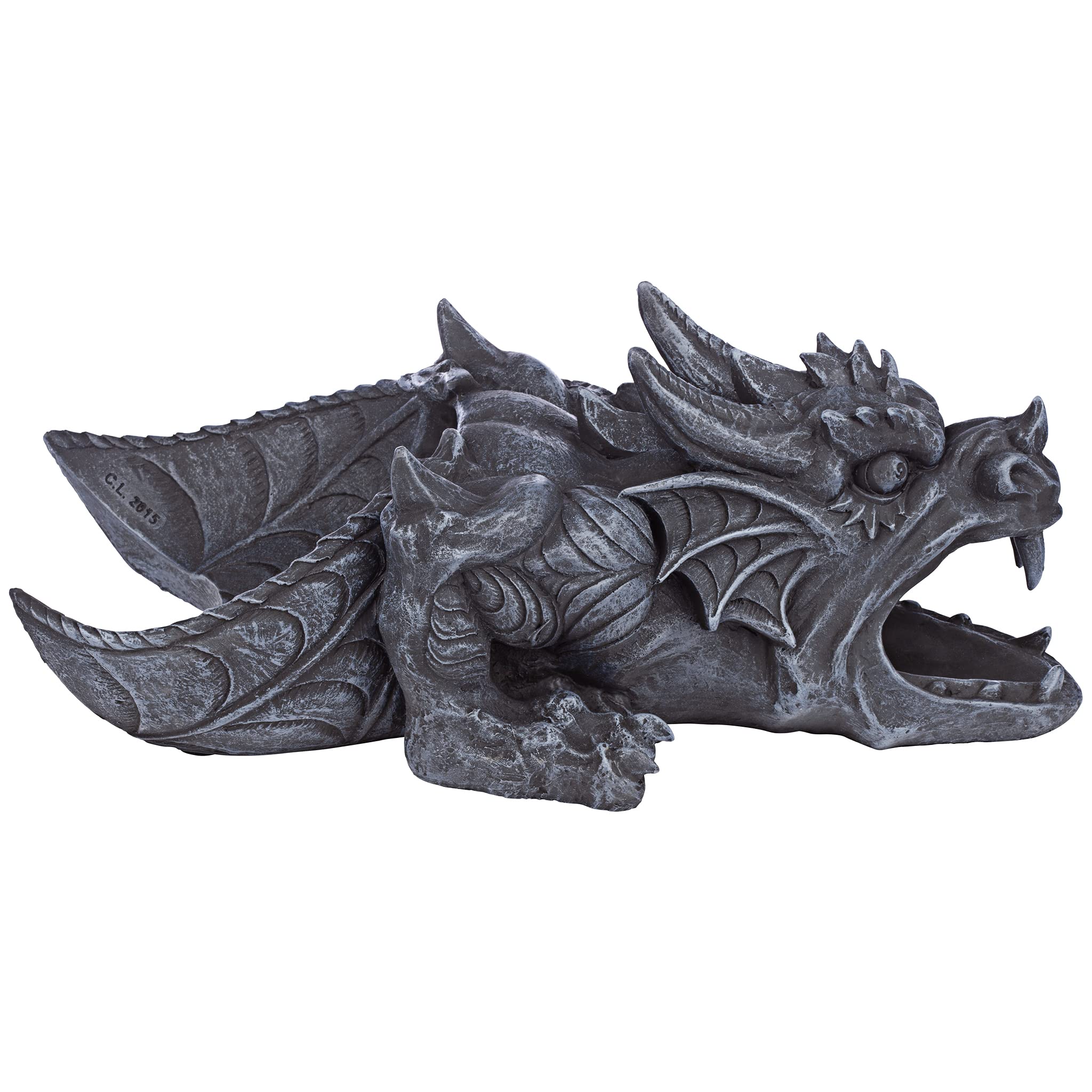 Design Toscano RANIER DRAGON RAINSPOUT packaging details