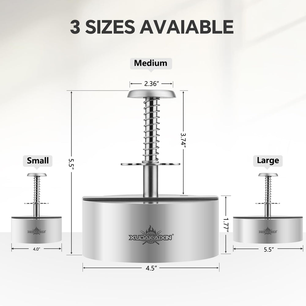 Detachable design of Cuexorik hamburger press for easy cleaning