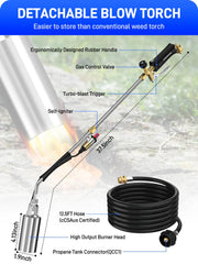 Detachable extension of VVKPEYIN propane torch