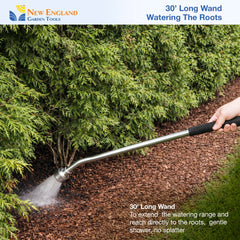 Detachable flow control valve of the watering wand