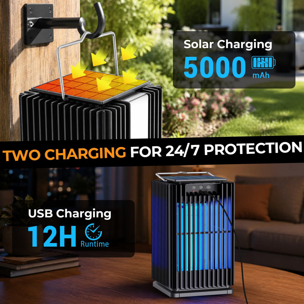 Detachable tray of Zwiran Solar Bug Zapper for easy cleaning