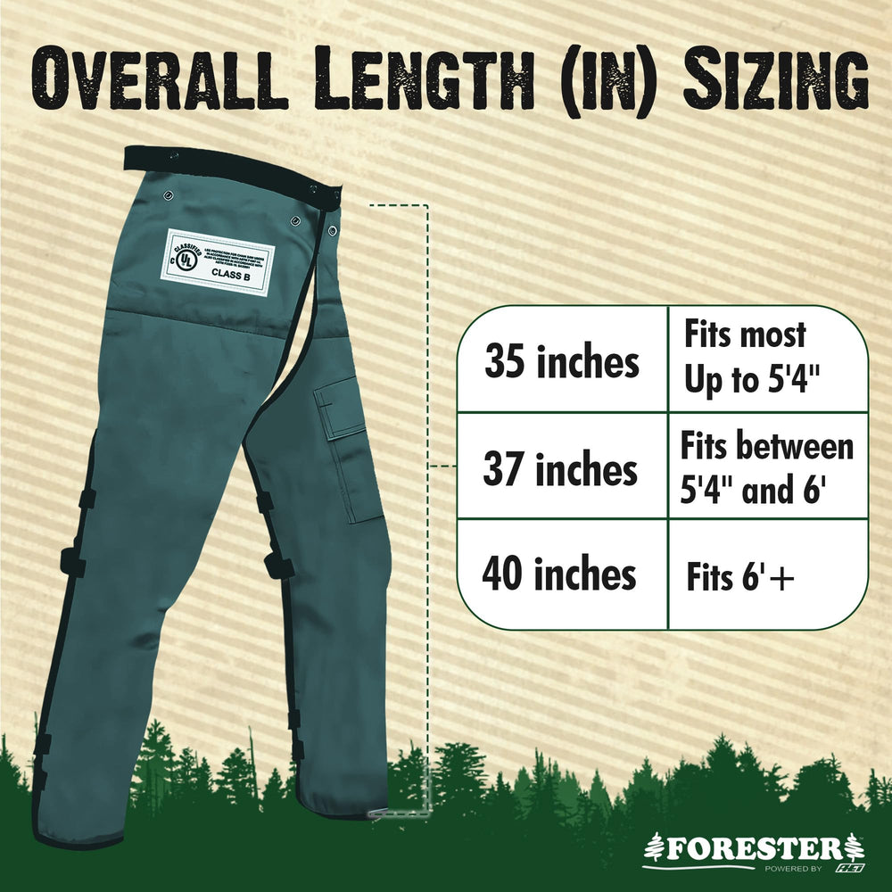 Detail of adjustable waist on FORESTER Chainsaw Chaps