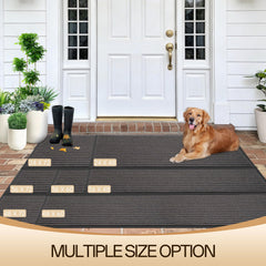 Detail of Amyracel doormat rubber backing