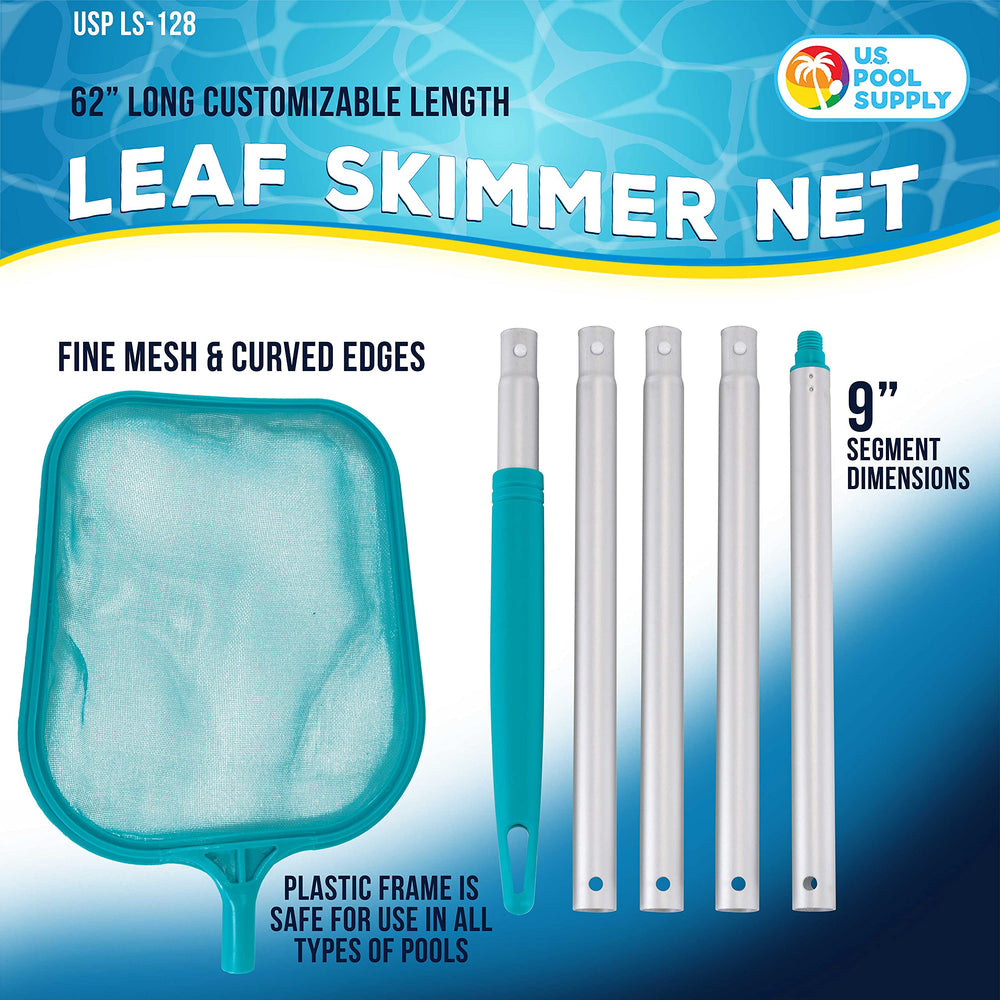 Detail of U.S. Pool Supply leaf skimmer net mesh