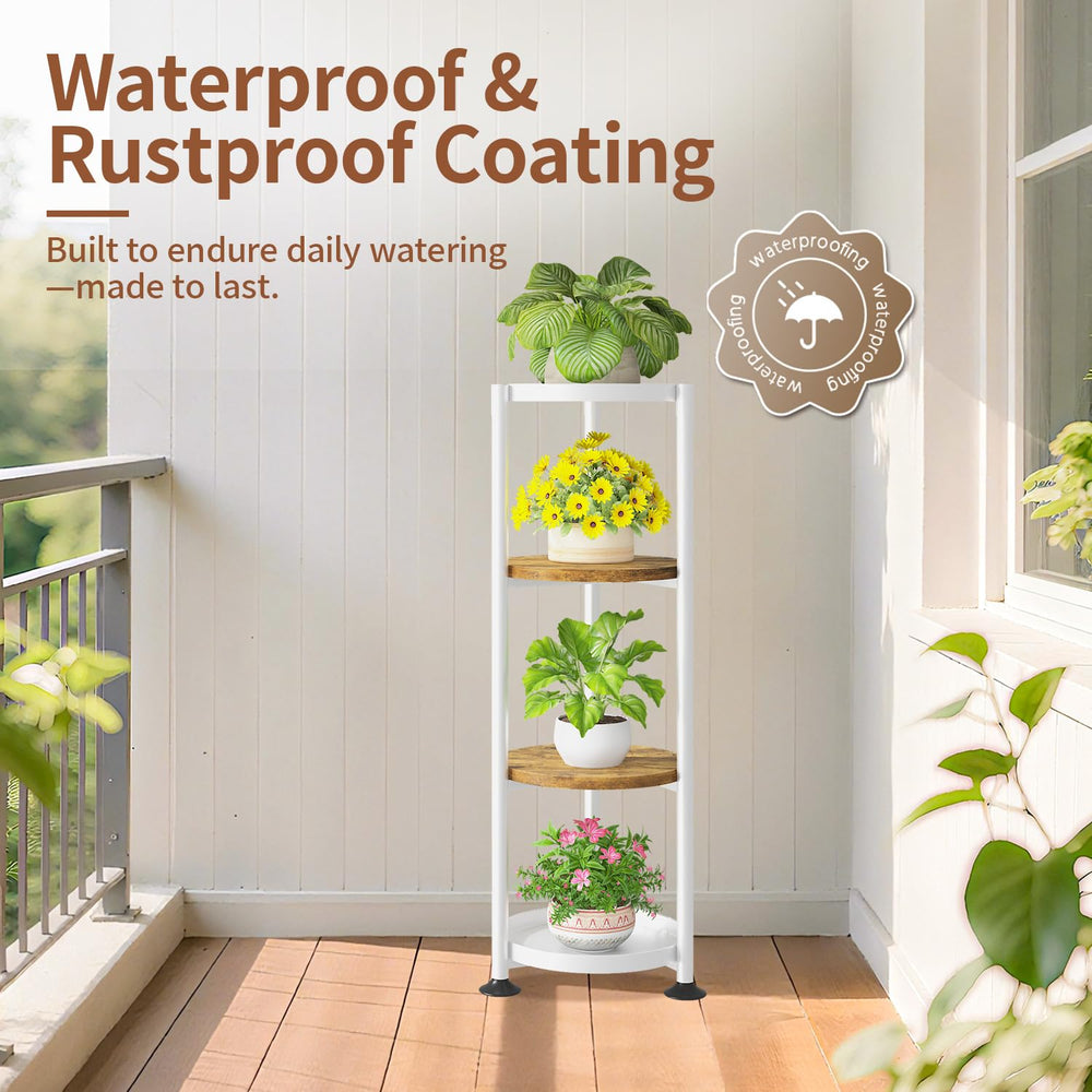 Detail of waterproof finish on LASZOLA Plant Stand