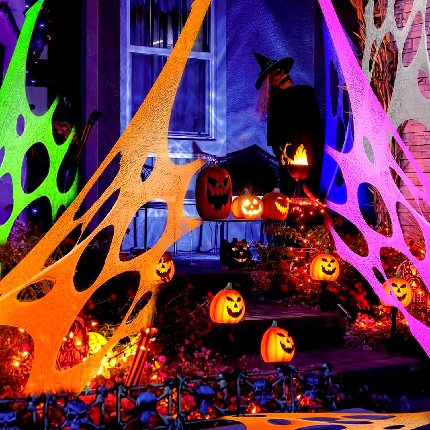 Detailed view of BEABOO black light for improving spider web glow